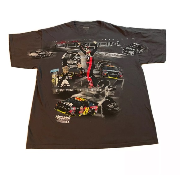 Nascar Other - Nascar Hendrick Motorsports Jeff Gordon All Over Print Tshirt Size XL- Dark Gray